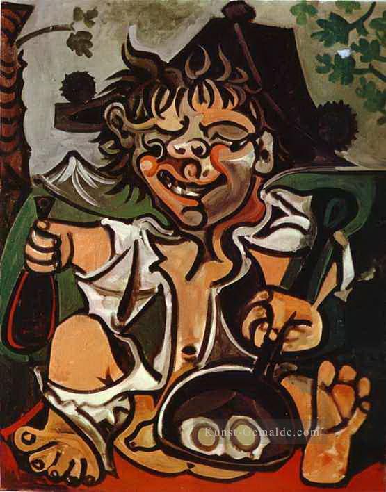 El Bobo 1959 Kubismus Ölgemälde